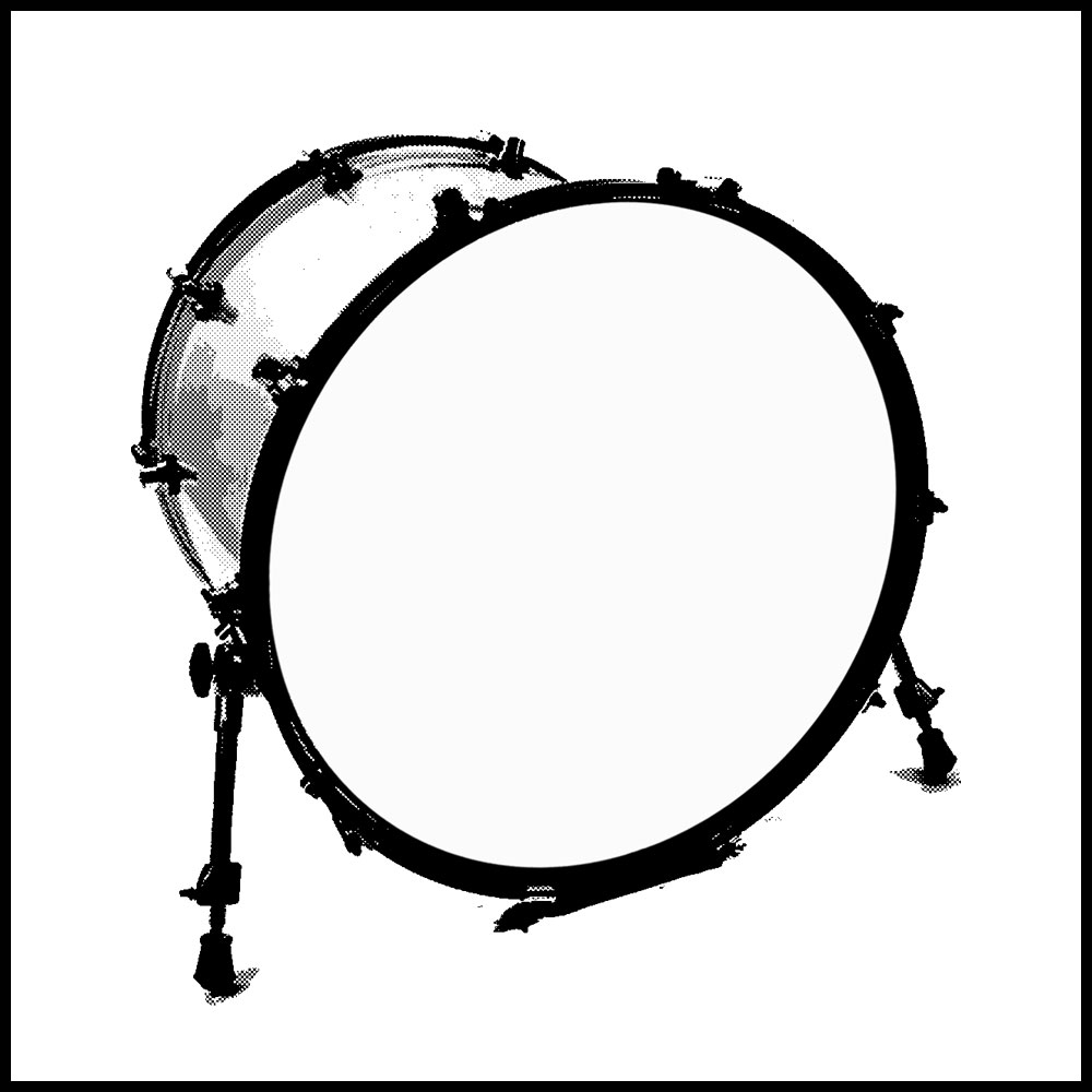 In Case of Emergency Press Drum Head Printing